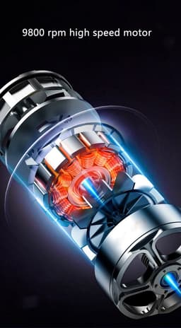 Mercadome® Massage gun - Massage pistool - Krachtig - Veelzijdig - Draagbaar - 8 opzetstukken - Zwart — thumbnail 4