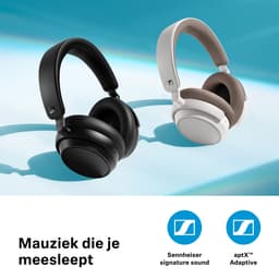Sennheiser Accentum Plus Wireless - Draadloze over-ear koptelefoon met Noise Cancelling - 50u batterij - Snelladen – 2 Microfoons - Wit — thumbnail 5