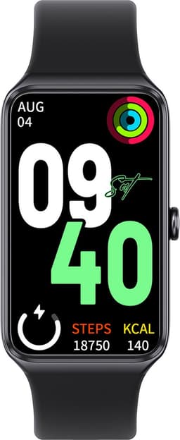 J&D supplies Stappenteller - Zwart - Temperatuurmeter - Activity Tracker - Hartslagmeter - Bloeddrukmeter - Smartwatch - Horloge - Heren - Dames — thumbnail 4