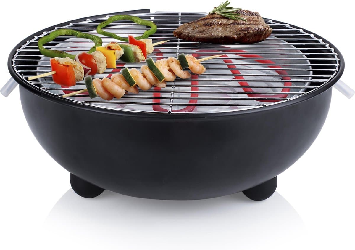 Tristar BQ-2880 Elektrische Barbecue - Grilloppervlak 30 cm - Vaatwasserbestendig rooster - Zwart — afbeelding 1