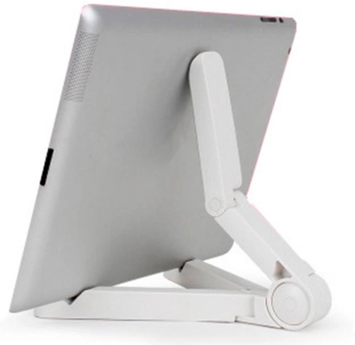 Universele Tablet / Smartphone Standaard - 4-14 Inch - iPad / Galaxy Tab Tafel Stand Houder - Wit — afbeelding 1