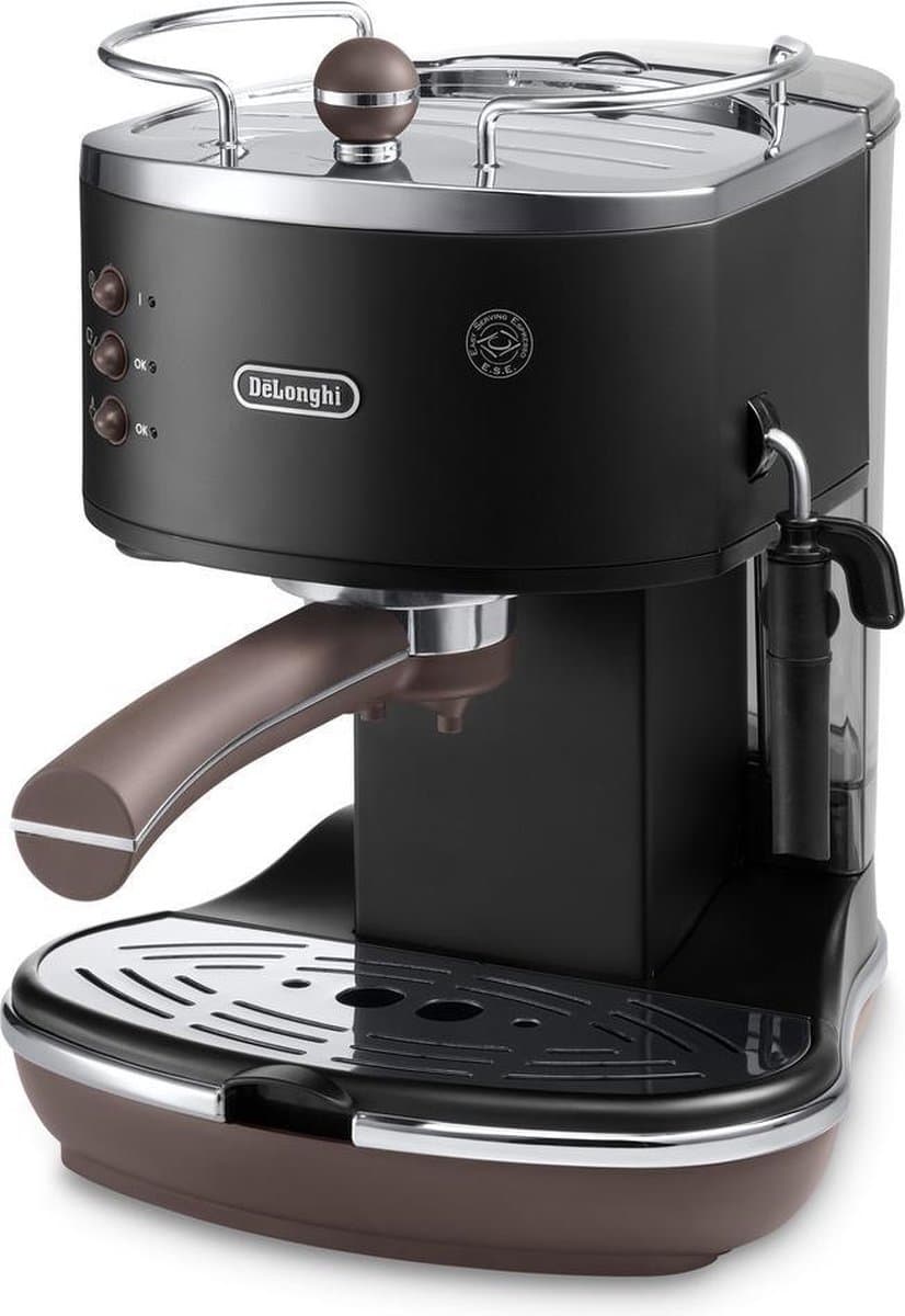 De'Longhi Icona Vintage ECOV311.BK Handmatige Espressomachine - Zwart — afbeelding 1