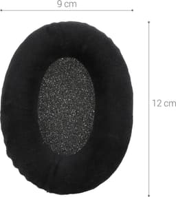 kwmobile 2x fluwelen oorkussens geschikt voor Sennheiser HD 559 / 569 / 599 koptelefoons - Kussens voor over-ear-koptelefoon in zwart — thumbnail 5