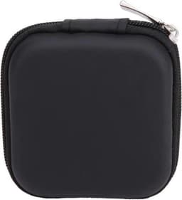 Hardcase Oortjes Hoesje | Opberg Tas Voor Oortjes | Kabeltasje | Opberghoes Voor Kabel | Oortjes In-Ear | Sleutelhouder | Muntjeshouder | Sleutels | Muntjes | Reistas| Zwart | Opslag tas | Opbergruimte | Telefoonaccessoires | Elektronica beschermer — thumbnail 1