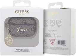 Guess 4G PU Leather Case - Apple Airpods Pro 2 (2e generatie) - Bruin — thumbnail 2