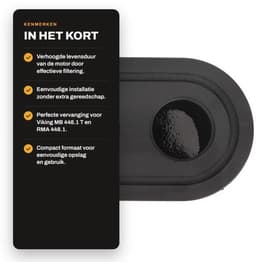 Motorluchtfilter Hoge Sterkte - Duurzaam Luchtpreventiefilter - Vervanging voor Viking MB 448.1 T - Professioneel Vakmanschap - Betere Filtratie - Luchtfilter — thumbnail 2