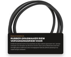 Grasmaaier Riem Rubber 223,5 cm - Vervanging voor 38/44 inch Zitmaaiers - OEM 4L880/144200/131290 - 1/2 inch Breedte - Duurzaam Materiaal - Maaier Riem