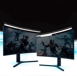 Licht gebogen monitor met verstelbare helderheid en drie lichtmodi voor optimale oogbescherming en comfortabel gebruik gedurende lange uren — thumbnail 3