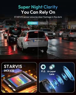 Solidchoice - 4K Dashcam met GPS en Wifi voor Auto — thumbnail 2