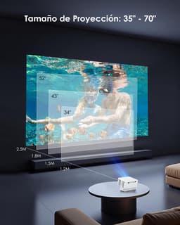 Yoton Y3 Mini Projector Green Bedroom Speaker 1080P 180° Rotation - ShopVlot — thumbnail 2