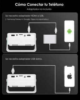 Yoton Y3 Mini Projector Green Bedroom Speaker 1080P 180° Rotation - ShopVlot — thumbnail 5