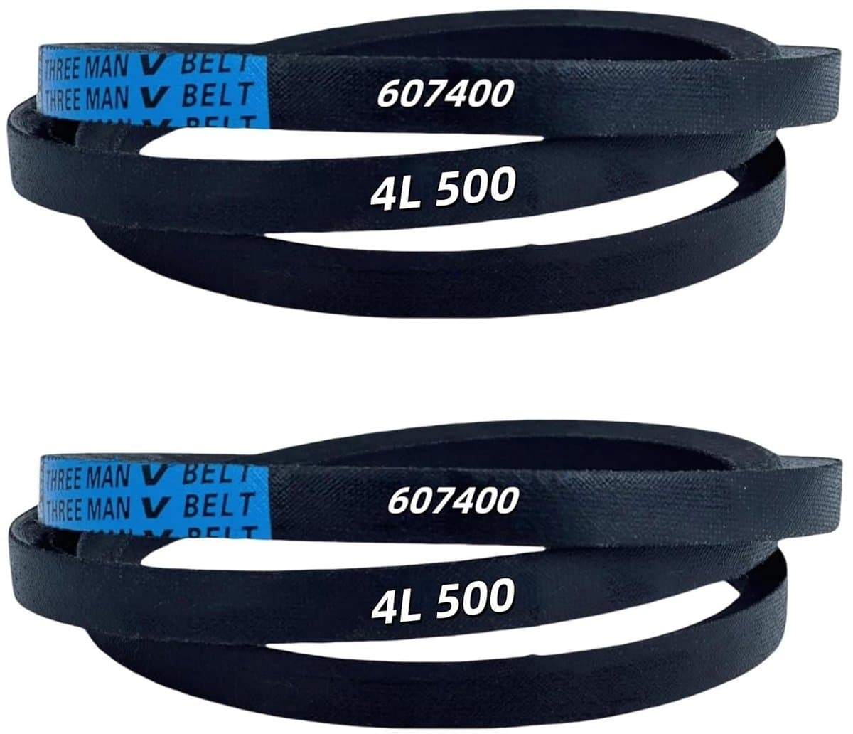 Grasmaaier aandrijfriem - Vervangende riem - Onderhoud tuin - Exacte pasvorm - 1/2 x 50 inch - Zwart — afbeelding 1