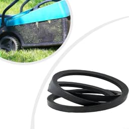Grasmaaier riem - Reserveonderdeel - Gazononderhoud - Duurzame rubberconstructie - 5/8 inch breed - Zwart — thumbnail 3