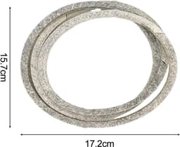 Aandrijfriem Grasmaaier - Vervangingsriem Rubber - Gazon Onderhoud - Exacte Pasvorm - 38 inch Dek - Wit — thumbnail 2