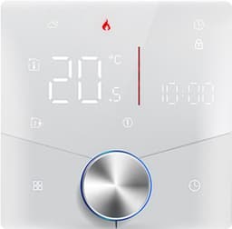 Slimme Thermostaat - Temperatuurregelaar WiFi - Comfort Verwarmen - App Bediening - 41-95 Fahrenheit - Zwart — thumbnail 4