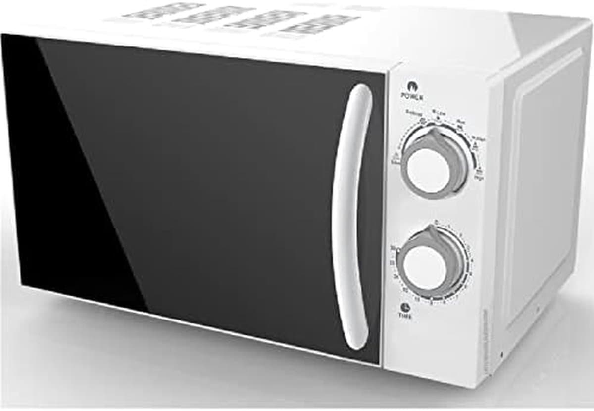 Magnetron - Keukenapparaat - Snel Eten Opwarmen - Ontdooifunctie - 20 Liter - Wit — afbeelding 1