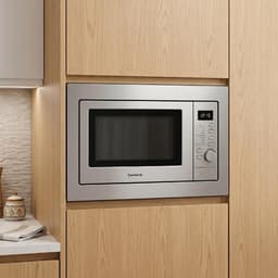 Inbouw Magnetron - Keuken Oven - Snel Eten Bereiden - Met Grillfunctie - 20 Liter - Roestvrij Staal — thumbnail 3