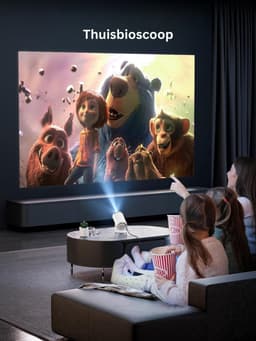 Zavio® Mini Beamer - Mini Projector - Beamer 4k — thumbnail 2