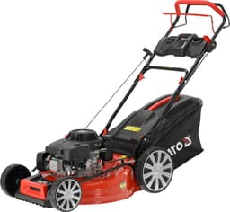 Benzine Grasmaaier Zelfrijdend - 224 cc Loncin Motor (4.5 kW / 6.1 PK) - Maaibreedte 56 cm - 4-in-1 Functie met Mulching - 62L Opvangzak — thumbnail 1