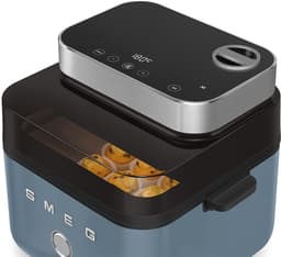 SMEG AFC01SBMEU Air Fryer – 7,3 Liter – 1450W – Mat Storm Blue – Heteluchtfriteuse met 8 Programma's — thumbnail 4