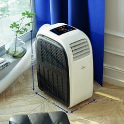 Mobiele airco 12000 BTU stil met verwarming, ontvochtiger, energieklasse A, voor ruimtes tot 60 m² — thumbnail 5