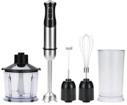 Handstaafmixer - 5-in-1 Mixerset 1000W - Krachtige Mixer met Turbo, Variabele Snelheid, Hakker, Garde & Melkopschuimer - 1 Stuk — thumbnail 1