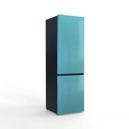 Nunki Large Combi NFA – Koel-vriescombinatie – No Frost – A-klasse – 304 liter – Front Sky Blue Gloss — thumbnail 4