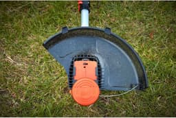 QORA® Kantenmaaier - Grasmaaier - Accugrasmaaier - Oranje/Zwart - 116cm x 23cm x 1cm — thumbnail 4