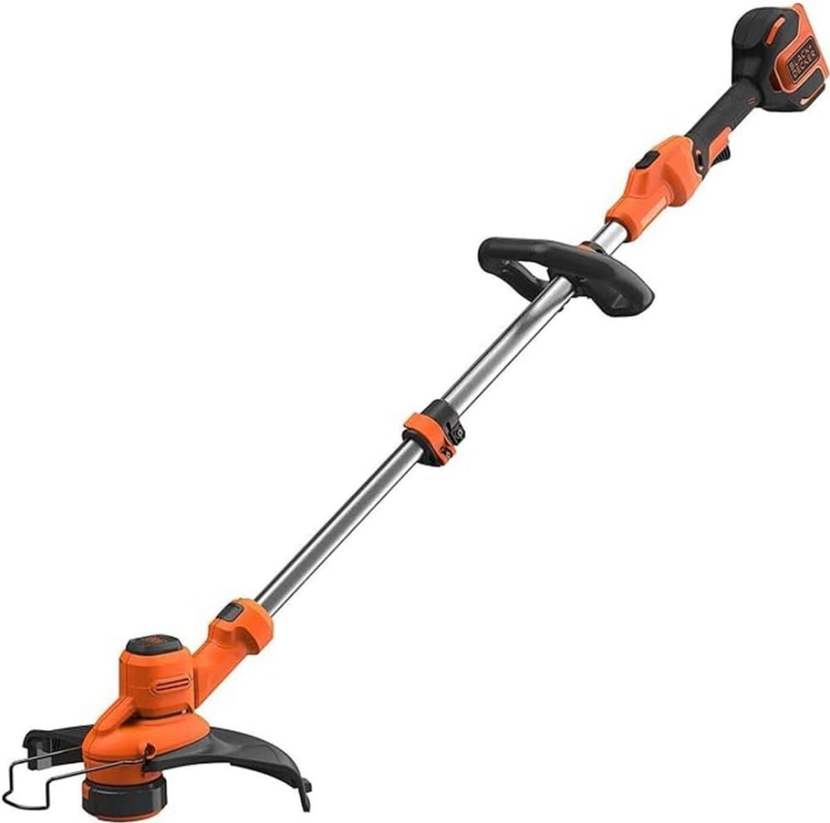 QORA® Kantenmaaier - Grasmaaier - Accugrasmaaier - Oranje/Zwart - 116cm x 23cm x 1cm — afbeelding 1