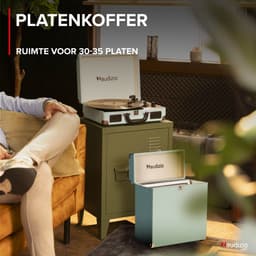 Audizio RC32 Vinyl Platenkoffer voor max 30/35 platen - Blauw — thumbnail 2