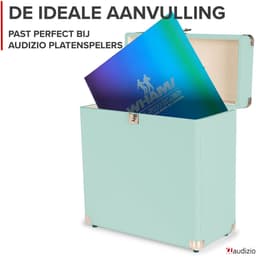 Audizio RC32 Vinyl Platenkoffer voor max 30/35 platen - Blauw — thumbnail 4