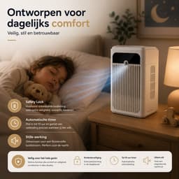 DreamGoods Aircooler met Waterspray - Verkoelen Met Water of IJs - 3-in-1 Luchtkoeler - Koelen, Ventileren & Bevochtigen - Air Cooler - Ventilateur - Mobiele Airco - Mobiele Airco - Airco zonder Afvoerslang - Ventilator voor Slaapkamer - Kantoor — thumbnail 3