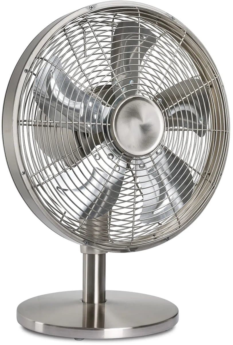 Casafan Airos Eco Classic TV tafelventilator 35 cm - Extra stil door DC-motor - Oscillatie - Timer — afbeelding 1