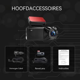 4K Dashcam Auto met Achtercamera 1080P - Wifi App Bediening - Nachtzicht - G-Sensor - Loop Recording - Parkeerbewaking - 2.89 inch Scherm — thumbnail 5