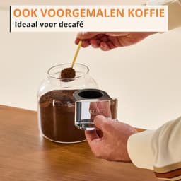 Krups Coffee Crush SA404B - Automatische koffiemachine - Carbon - Compact 15 cm breed - Geschikt voor bonen en gemalen koffie - Stoompijpje — thumbnail 5