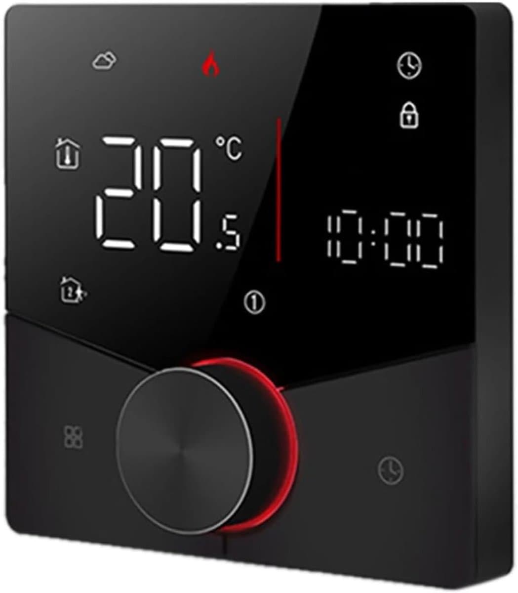Slimme Thermostaat - Digitale Temperatuurregelaar - Comfortabel Wonen - Wekelijks Programmeerbaar - 8.8 cm - Zwart — afbeelding 1