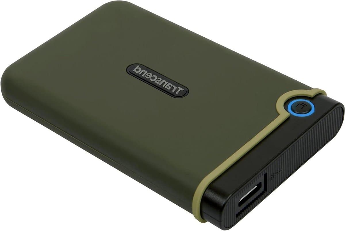 Externe Harde Schijf - Portable Opslag - Bestanden Opslaan - Militaire Schokbestendigheid - 2TB - Groen — afbeelding 1