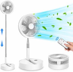 Statiefventilator - Zomerkoeling - Staande ventilator - Verkoeling woonkamer - Slaapkamer ventilator - Hittegolf oplossing - Verstelbare ventilator - Ventilator met afstandsbediening - Stille ventilator - Frisse lucht in huis - Ventil — thumbnail 1