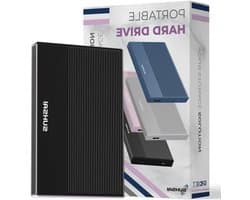 Externe Harde Schijf - Draagbare Opslag - Bestanden Opslaan - Plug and Play - 25 inch - Zwart