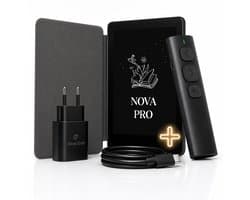 SwayTosh Comfort Bundel – E-Reader Nova Pro + Nova Remote – E-Reader met Bluetooth Afstandsbediening – Voor Storytel, Ebooks & Luisterboeken