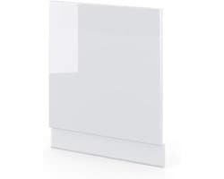 Vaatwasserpaneel Keuken - Frontpaneel Vaatwasser - Keuken Inrichten - Soft-close Scharnieren - 60 cm - Wit Hoogglans