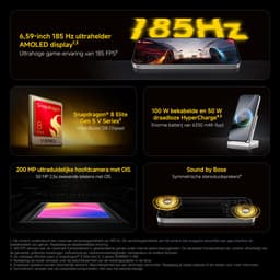 Xiaomi POCO F9 Pro - 12GB RAM - 512GB - Black - Snapdragon® 8 Elite Gen 5 Mobile Platform - 6,59-inch 185 Hz ultrahelder AMOLED display- 100 W bekabelde en 50 W draadloze HyperCharge — thumbnail 5