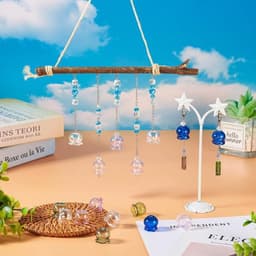 Set van 12 bloemenkralen in kegelsvorm voor doe-het-zelf windspelen en sieraden maken, kleurrijk en veelzijdig voor creatieve projecten — thumbnail 5