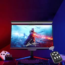 Monitor Light Bar met draadloze afstandsbediening, verstelbare helderheid en multi-hoek verstelbaar voor optimale oogbescherming tijdens het werken — thumbnail 4