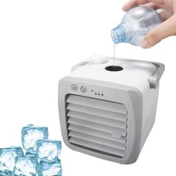 Draagbare airconditioner met ventilator, draagbare USB mini-airconditioner, multifunctionele koel- en bevochtigingsventilator, persoonlijke mini-airconditioner — thumbnail 2