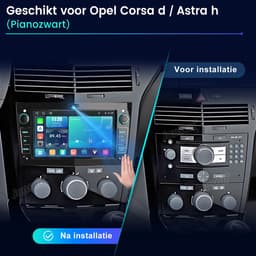 Cestovet Linux Autoradio - Geschikt Voor Opel Astra H Corsa C & D Agila Combo Antara Vectra Zafira Meriva Vivaro Tigra, Draadloze CarPlay Android auto - FM RDS USB - Achteruitrijcamera — thumbnail 5