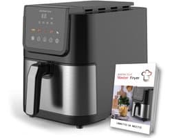 SnelShoppen - Master Fryer Airfryer 5L 1500W - 5 Programma's, LED-Display, Touch-Bediening, Instelbare Temperatuur, PFAS-vrije Keramische Coating, 35%