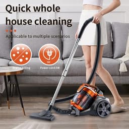 Archi Stofzuiger zonder Zak – 3600W – 15000 Pa Zuigkracht – Multi-Cyclonische Filtratie – Harde Vloeren, Tapijt en Huisdierhaar — thumbnail 5