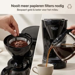 Koffiezetapparaat Filterkoffie 1,5L - Koffiemachine met Herbruikbare Filter - Automatische Uitschakeling - 800W — thumbnail 3