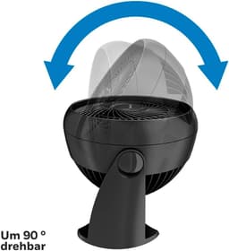 Krachtige Honeywell TurboForce-ventilator (stille verkoeling, 90° variabele kanteling, 3 snelheidsinstellingen, wandmontage, tafelventilator) HT900E — thumbnail 4